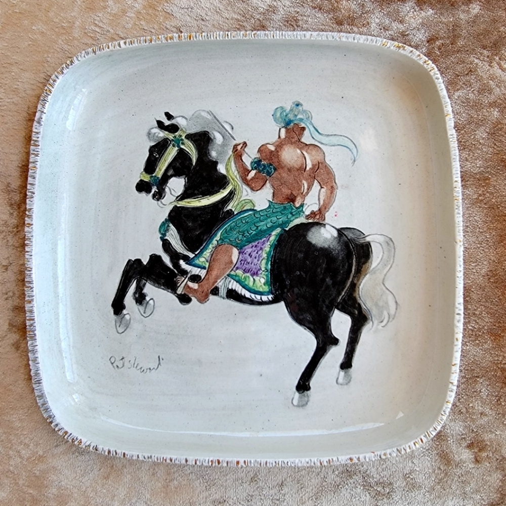 1950s Pat & Covey Stewart  handmade ceramic.